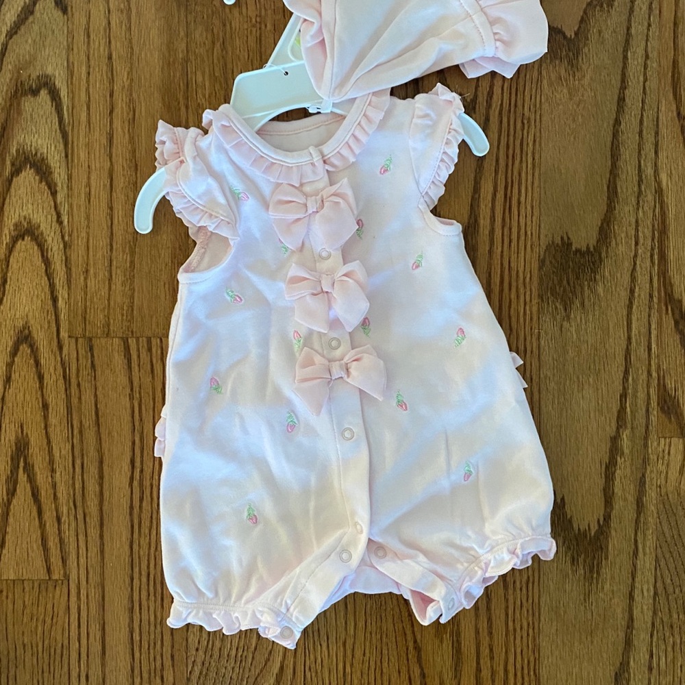 Romper With Matching Hat